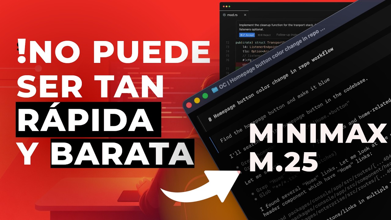 🚀 MiniMax M2.5: La alternativa a GPT y Opus que es MÁS BARATA y casi igual de potente