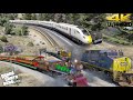 Army 5 Chase GTA V Long Train Madness Hitachi Class 801 EMU Disneyland Toy Train