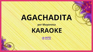 Mayonesa - Agachadita KARAOKE (tono original)