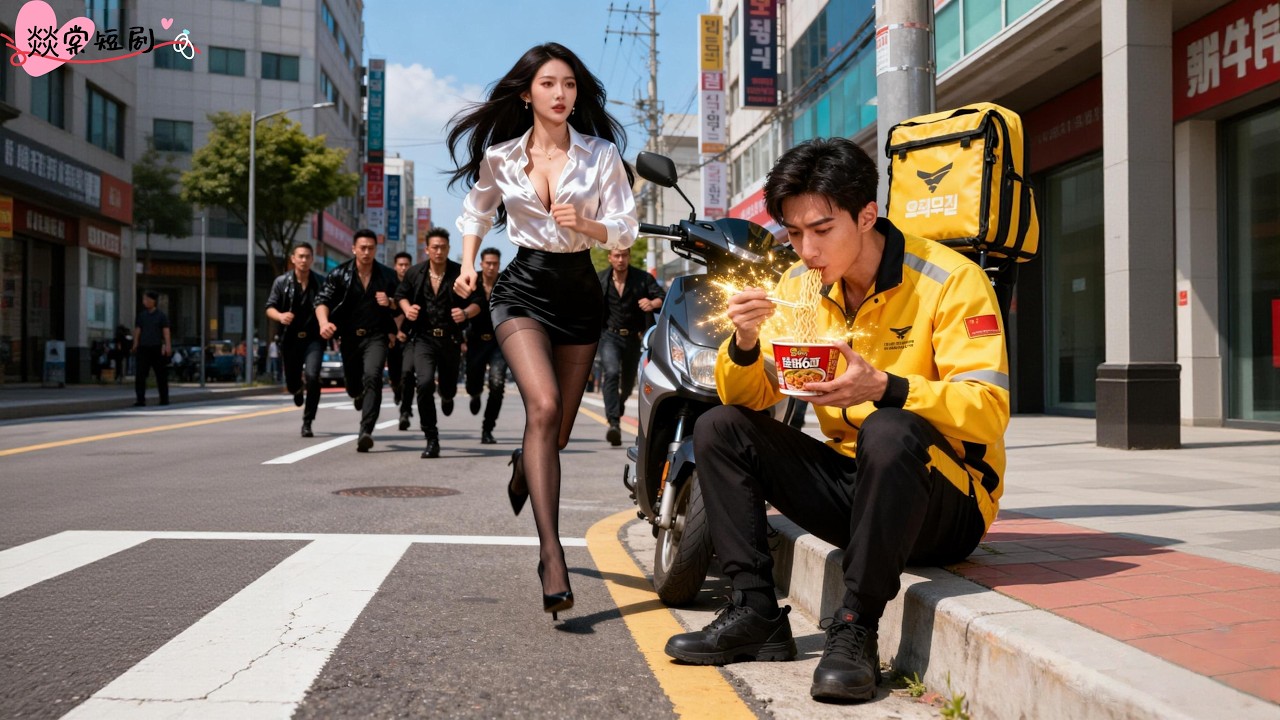 被下藥的美女總裁向路邊的外賣小夥獻身求救，本以為是個普通人，殊不知小夥竟是剛出關的無敵戰神！一腳踹飛10個壯漢征服美女總裁的心，被拉進豪車以身相許，逆襲人生！#外卖小伙的逆袭人生