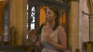 Nicola Lashley performing Fields of Gold at Govan Old Parish Church