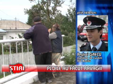 Ploile au facut ravagii  - www.1tvbacau.ro (01.07.2013)