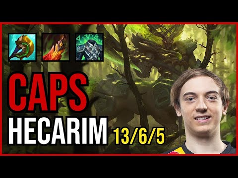 CAPS - HECARIM vs. GRAVES Jungle | EUW GRANDMASTER | PATCH 11.2