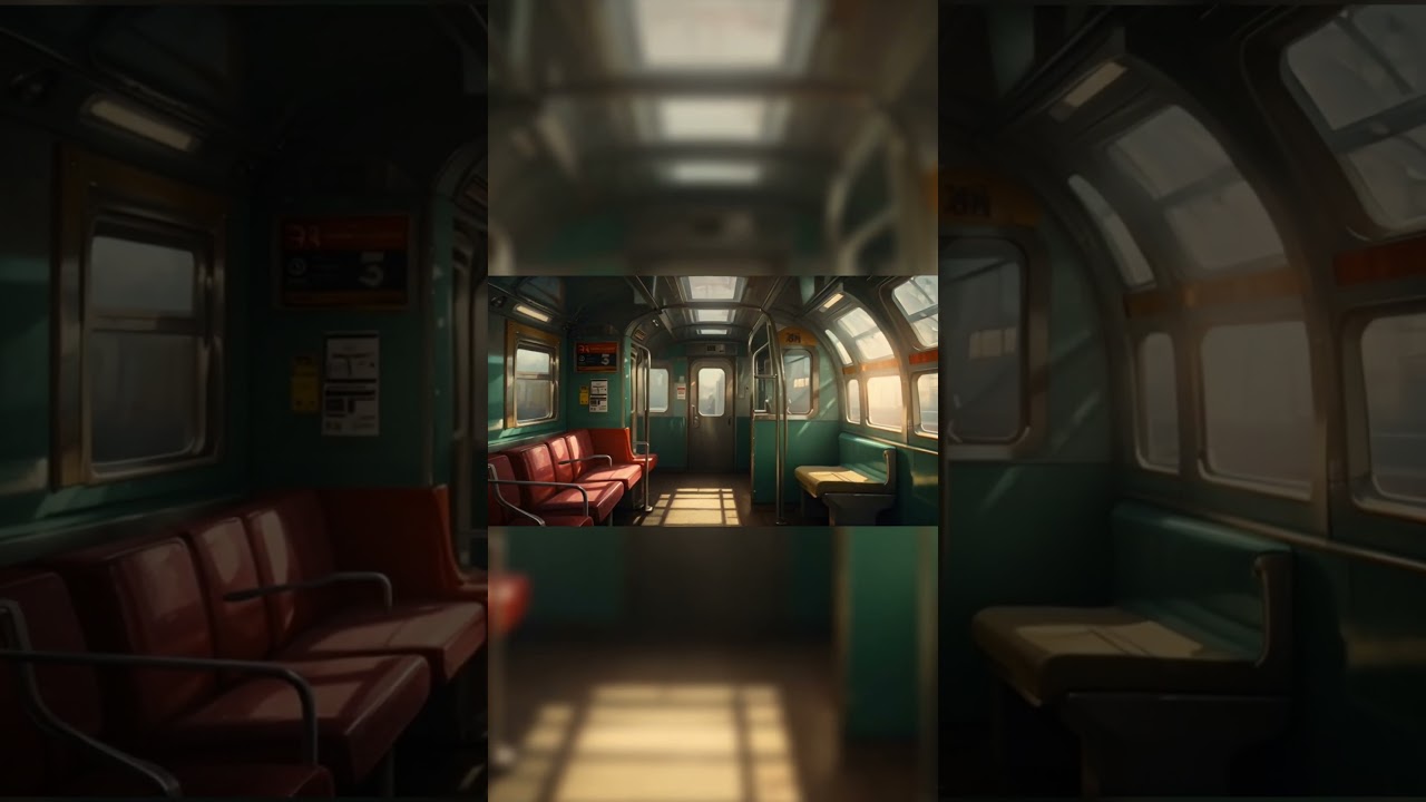 Stable Video Diffusion animation - Subway interior at golden hour #stablevideodiffusion