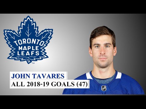 John Tavares (#91) All 47 Goals of the 2018-19 NHL Season