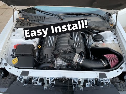 How to install a JLT series 2 Cold Air Intake on a Dodge Challenger Scatpack!