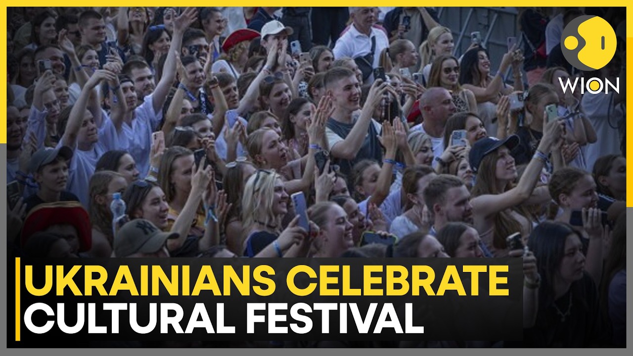 Ukrainians Celebrate Cultural Festival: Thousands Gather To Listen To Okean Elzy | WION News