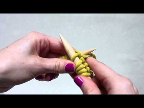 Simple Stylish Stricken-Tutorial: Strickkurs Technik 2: Rechte Maschen