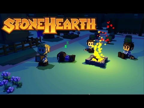 Прохождение STONEHEARTH: #1 - ПЕРВЫЕ ПОСТРОЙКИ!