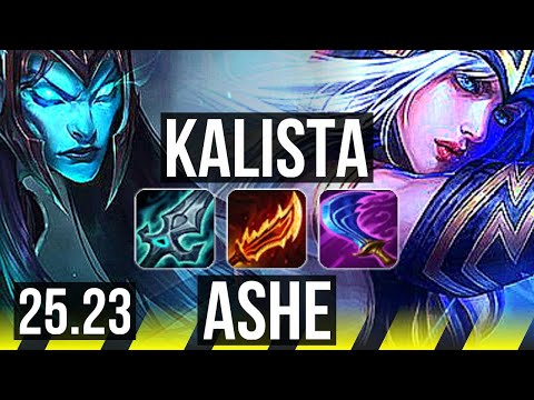 KALISTA & Nautilus vs ASHE & Seraphine (ADC) | KR Challenger | 25.23