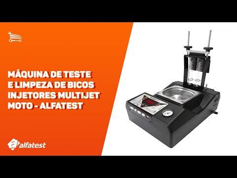 Máquina de Teste e Limpeza de Bicos Injetores Multijet Moto - Video