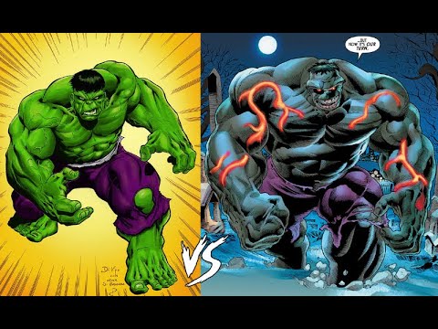 Savage Hulk vs. Immortal Hulk Fighting U-Foes : First and Last Battle Ever