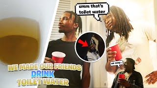 YOUR DRINKING TOILET WATER PRANK ON FRIENDS