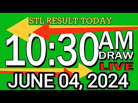 LIVE 10:30AM STL VISAYAS RESULT JUNE 04, 2024 #lapu-lapu #mandaue #bohol #cebucity #cebuprov