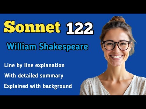 Thy gift, thy tables, are within my brain || Sonnet 122 by William Shakespeare || #sonnet