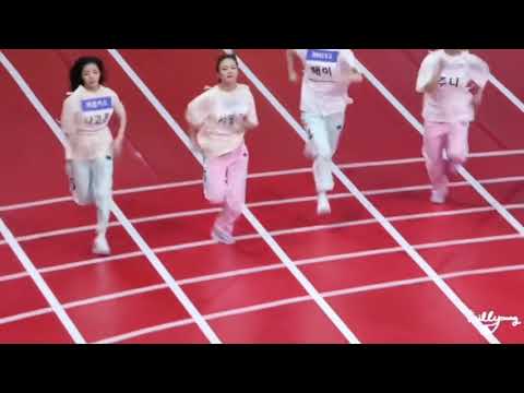 Youngeun from Kep1er running in 60M race ISAC 2022