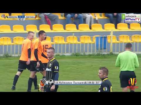 Bramki SANTOS Piwoda - PIAST Tuczempy 0:6(0:1) [2017-09-05]