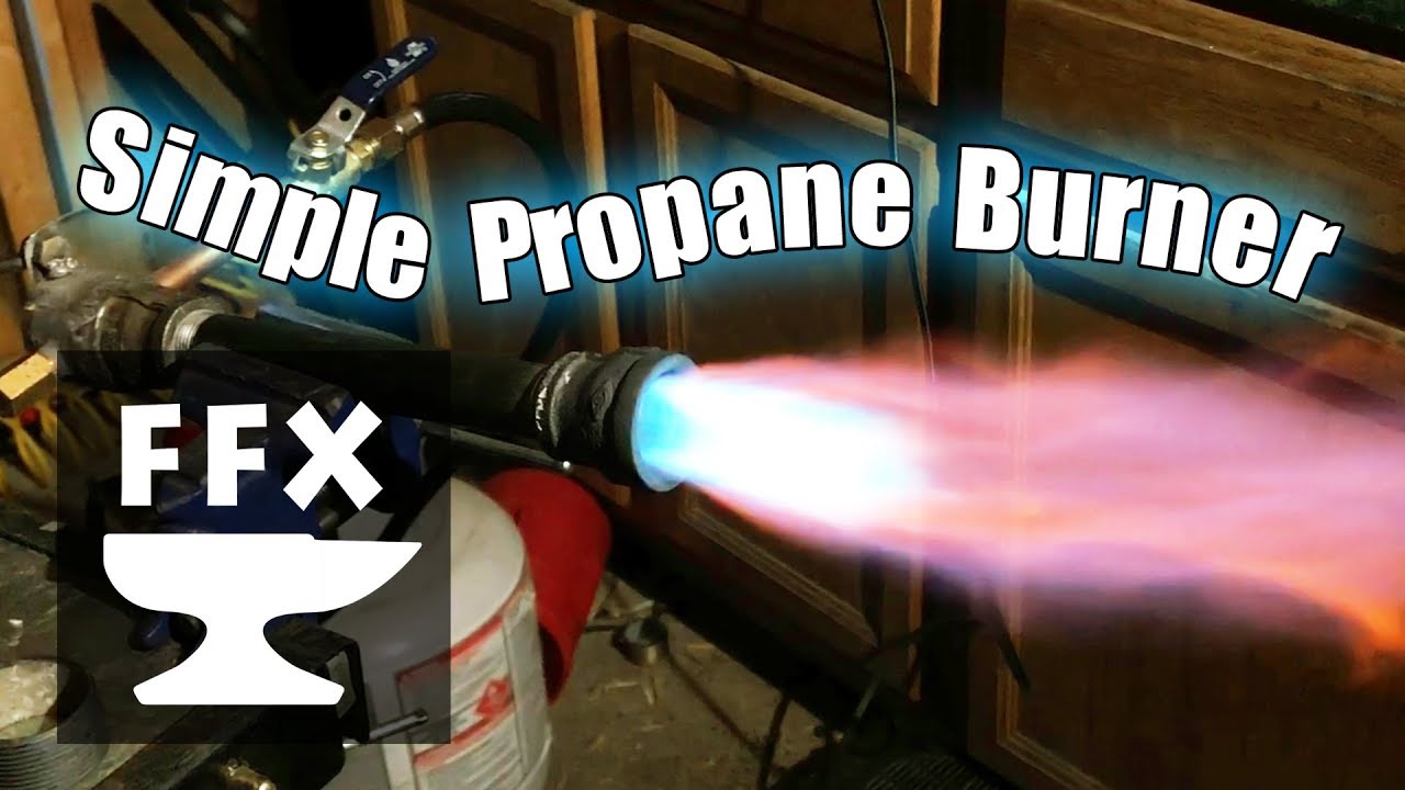 <h1 class=title>How to make a powerful propane burner for a gas forge or foundry</h1>