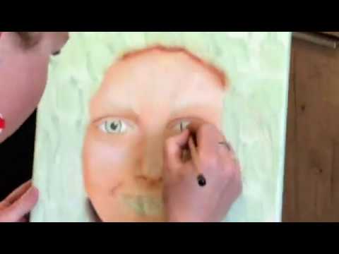 Portrait - Soft Pastels on canvas