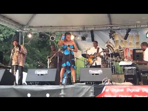 Quanti Bomani with Michele Henderson @ Dominica's Jazz n' Creole Festival 2013