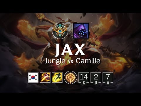 Jax Jungle vs Camille - KR Challenger Patch 8.4