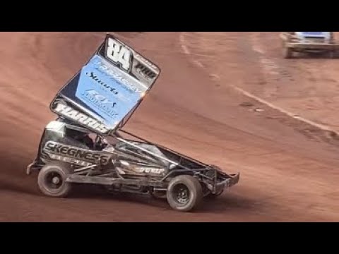 BRISCA F1 stock cars at odsal stadium heat 1 videoing Tom harris