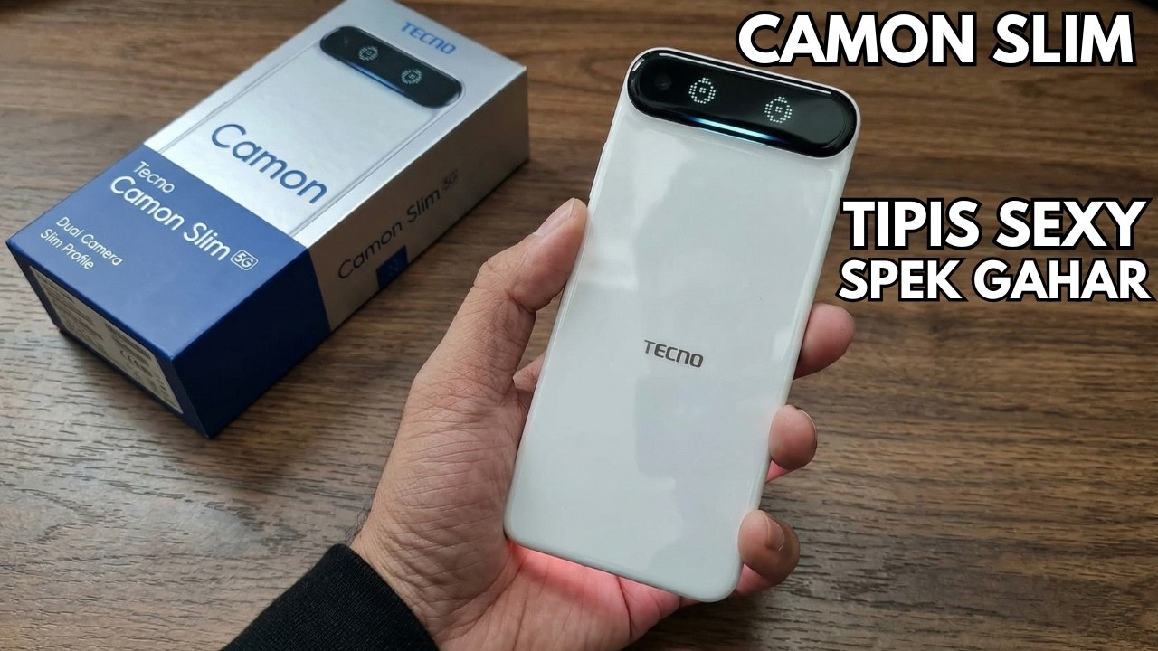 KEREN PARAH‼️TECNO CAMON SLIM 5G PUNYA DESAIN FUTURISTIK SPEK GAHAR