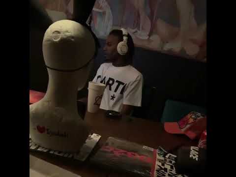 carti in the studio