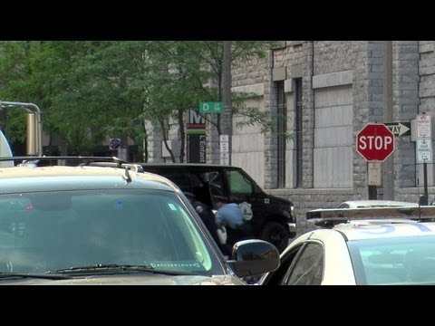 Captain America police van explosion scene