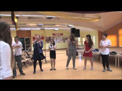 Alicja Dobrowolna z wymyWammy na warsztatach z improwizacji teatralnej