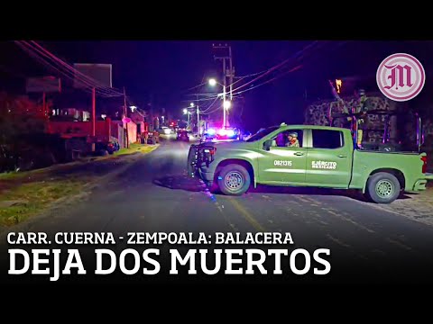 Clash on the Cuernavaca-Toluca highway leaves two dead and causes total closure