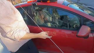 How To Unlock A Car Without Keys Kia Rio / Hyundai Accent 2012 - 2018 (Locked Your Keys In The Car)
