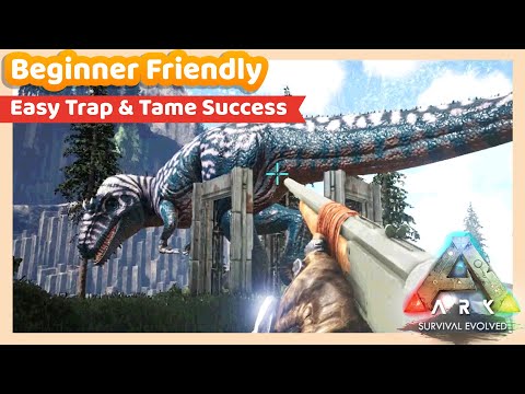 Easy Giganotosaurus Taming Guide ( Easy trap 2022 ) | ARK Survival Evolved