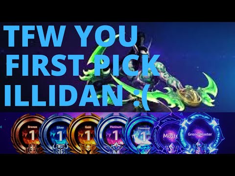 Illidan Metamorphosis - First Picking Illidan is Rough - Gold 3 B2GM Season 4