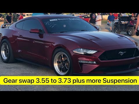 2018 MUSTANG GEAR SWAP/SUSPENSION. 3.55 TO 3.73 BIG DIFFERENCE DRIVABILITY.