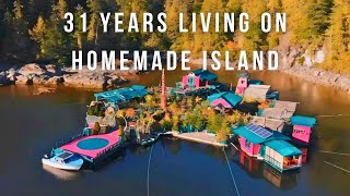 Freedom Cove, A Couple 31 Years Living Off Grid Floating Island