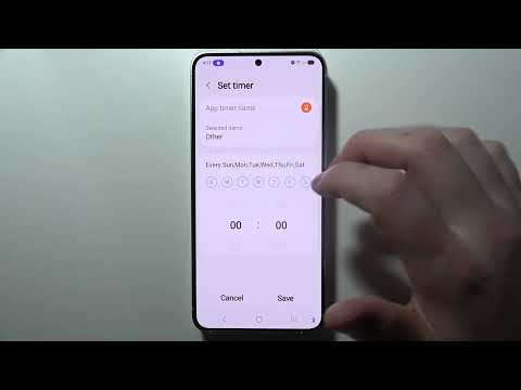 How to Set Up App Timers In Samsung Galaxy S25+
