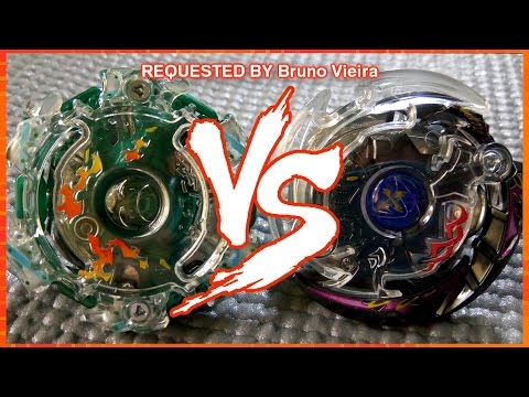 Kaiser Kerbeus .G.O vs Dark Deathscyther .U.X - BATALHA BEYBLADE BURST!!