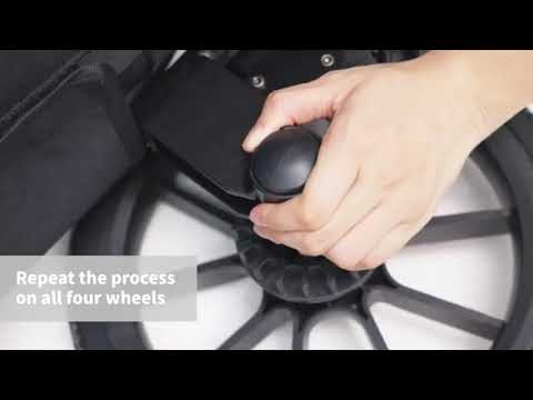 Gambar Ibiyaya Grand Cruiser Stroller Hewan - Hitam
