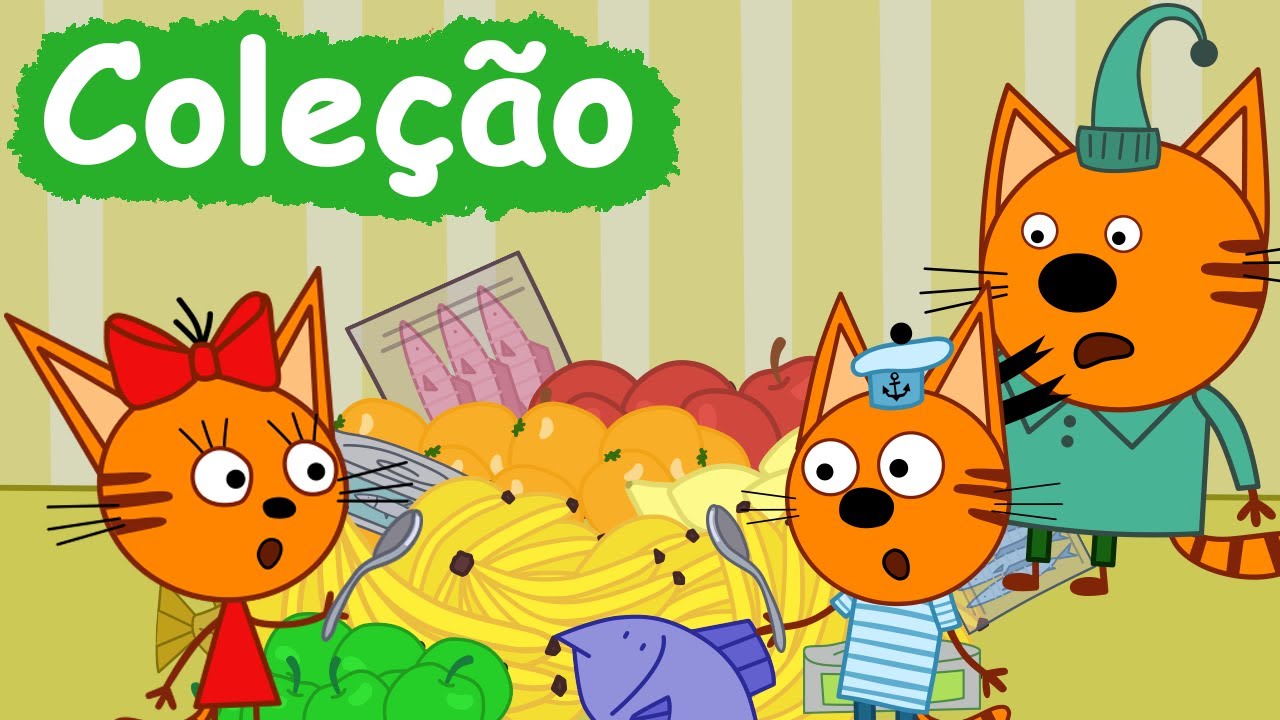 Kid-E-Cats em Portugues | Coleção dos episódios | Desenhos para crianças