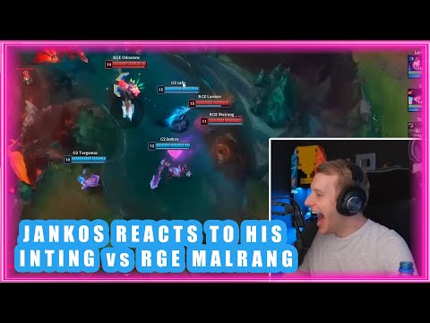 Jankos Reacts To His INTING vs RGE Malrang
