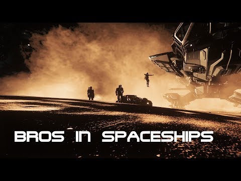 Star Citizen 3.4.3 Bro's In spaceships making friends.