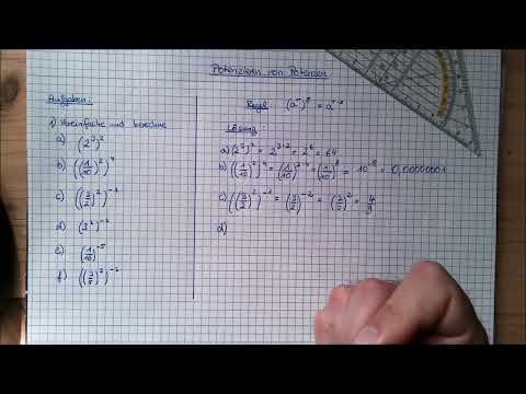 Potenzieren von Potenzen