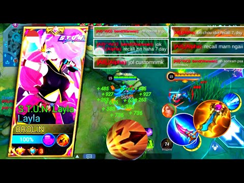 Layla Hack Damage Lifesteal Build - Top 1 Global Build Layla ~ MLBB