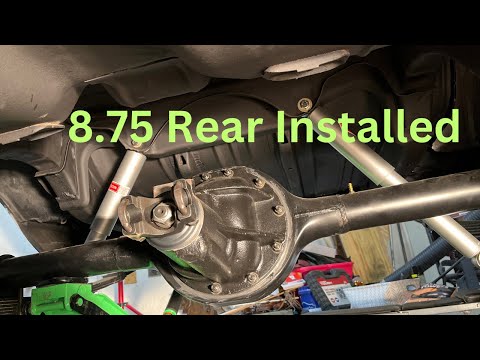 8.75 Mopar Moser Rear Installed