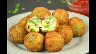 Corn Cheese Balls | Easy Snack Idea | Tasty cheesy Snack