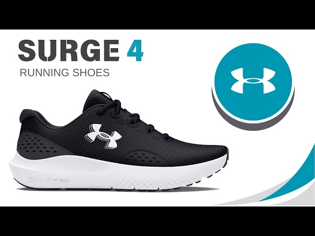 Vídeo relacionado con Under Armour Ua Bgs Surge 4, Zapatillas para correr Niños, Black Anthracite White, 38 EU