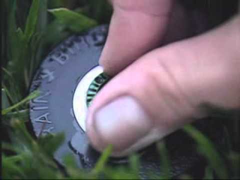 Cleaning the filter on Rain Bird Rotary Nozzles - YouTube