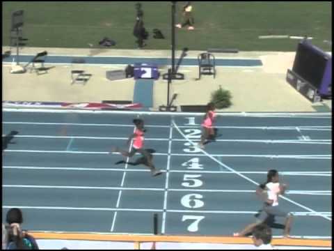 Girls 100m Elementary Heat 5 - New Balance Nationals Outdoor 2013