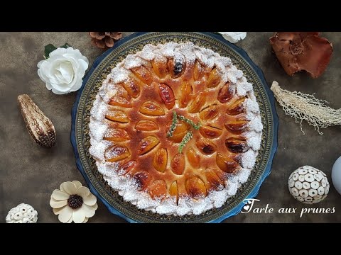 Recette facile de tarte aux prunes وصفة سهلة طورطة بالبرقوق #tarte #prunes #recettefacile #recette